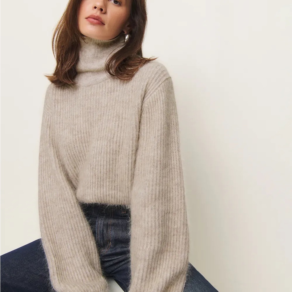 Cozy Cream Turtleneck Sweater